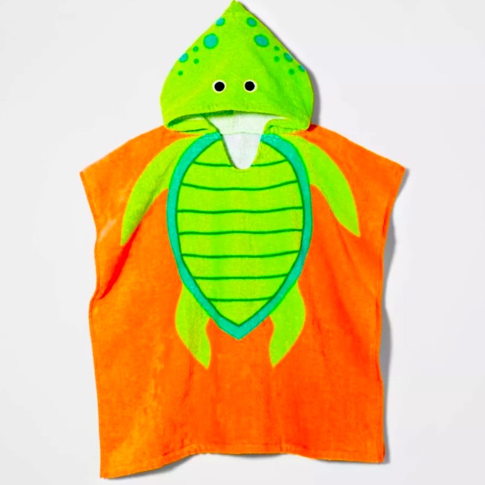Sun Squad™ Turtle Kids Hooded Towel